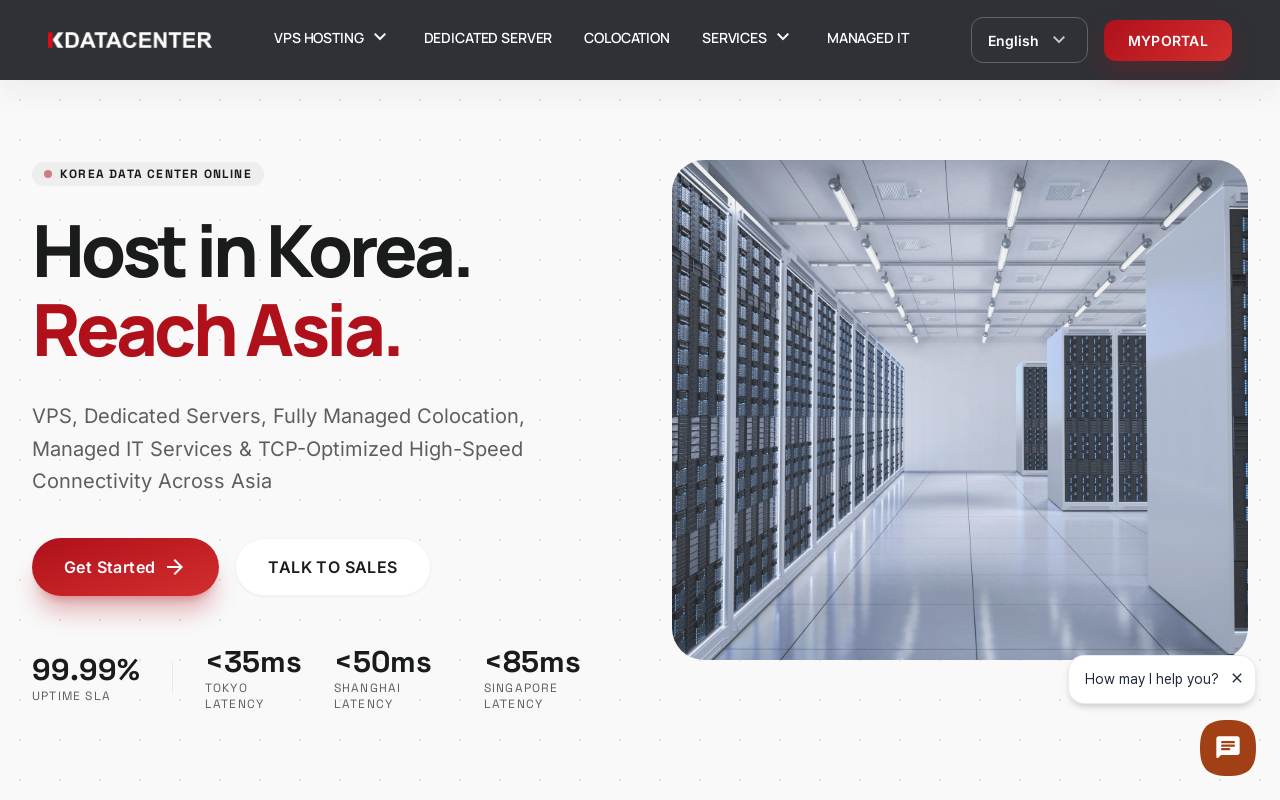 Kdatacenter 官网截图